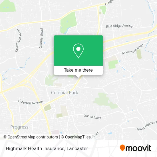 Highmark Health Insurance map