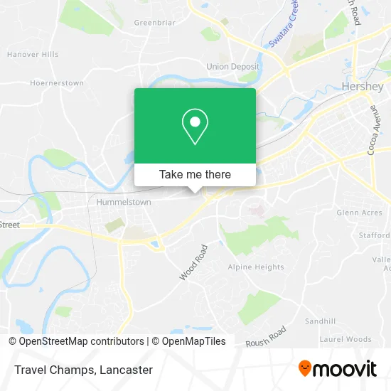 Travel Champs map