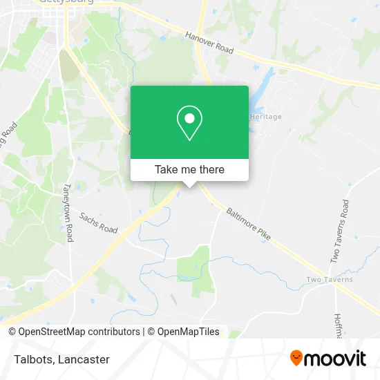 Talbots map