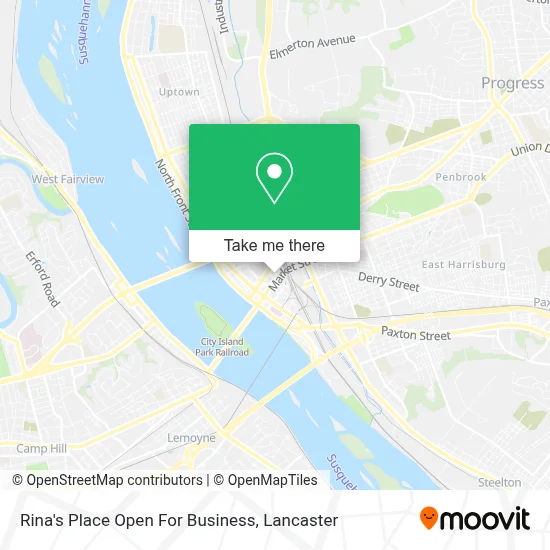 Rina's Place Open For Business map