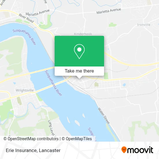 Erie Insurance map