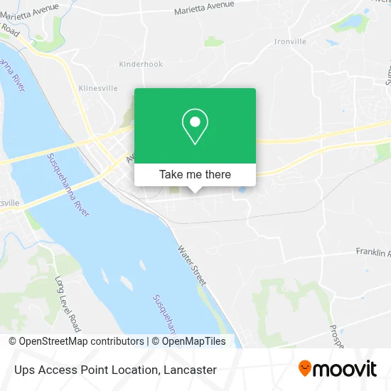 Ups Access Point Location map