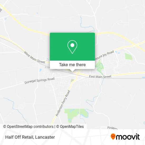 Half Off Retail map