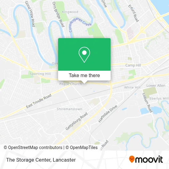 The Storage Center map