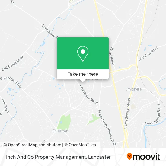 Inch And Co Property Management map