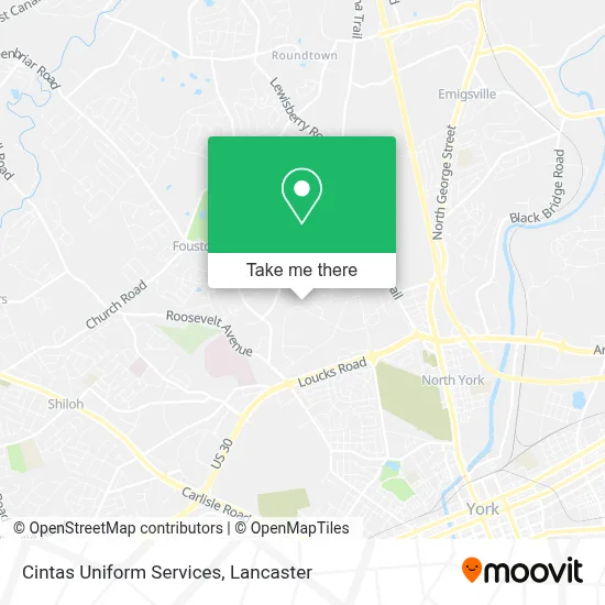 Cintas Uniform Services map