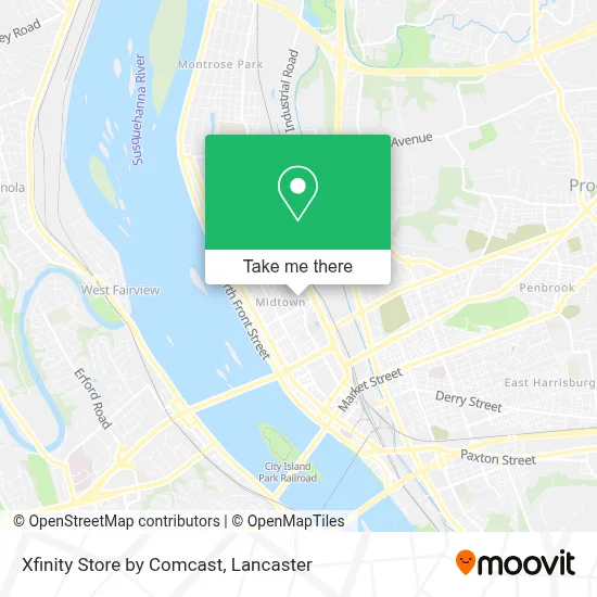 Xfinity Store by Comcast map