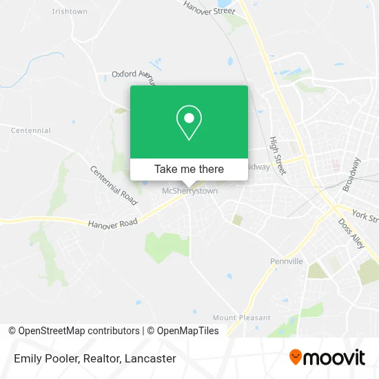 Emily Pooler, Realtor map