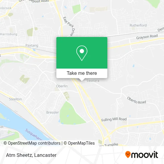 Atm Sheetz map