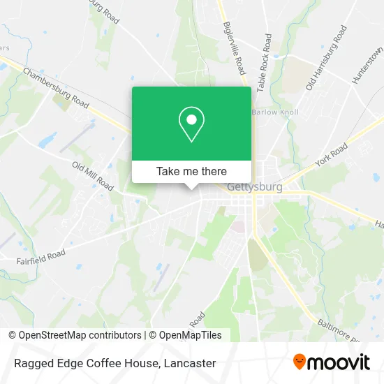 Ragged Edge Coffee House map