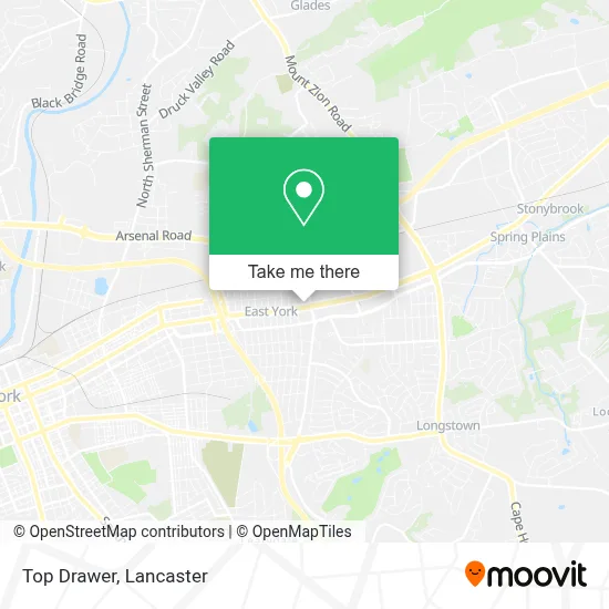 Top Drawer map
