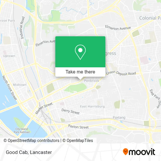 Good Cab map