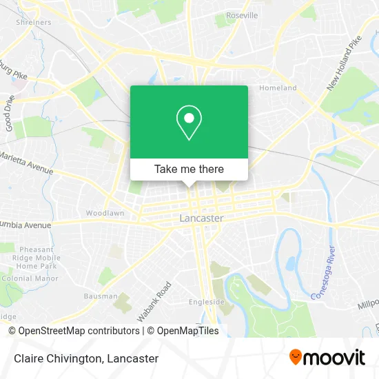 Claire Chivington map