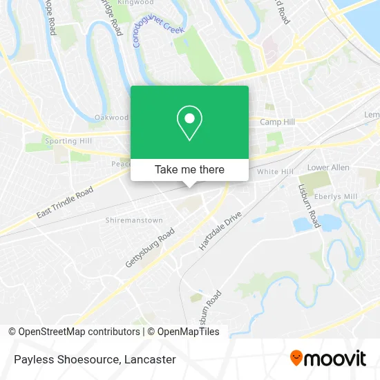 Payless Shoesource map