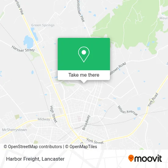 Harbor Freight map