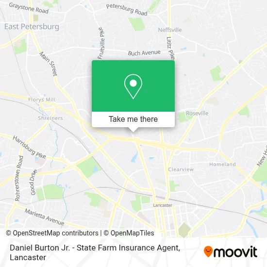 Daniel Burton Jr. - State Farm Insurance Agent map