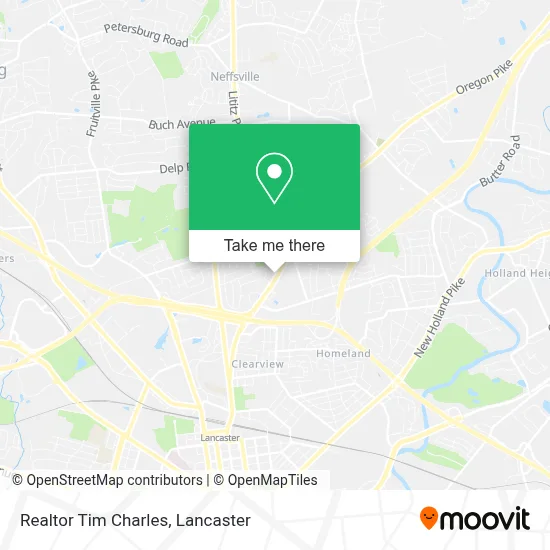 Realtor Tim Charles map