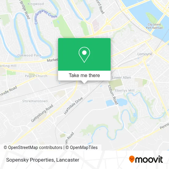 Sopensky Properties map