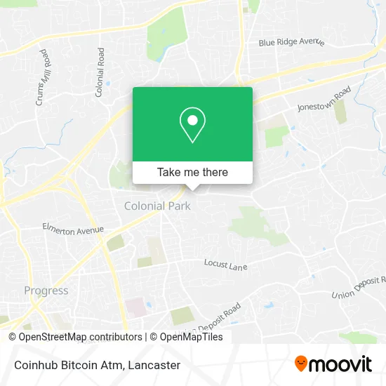 Coinhub Bitcoin Atm map