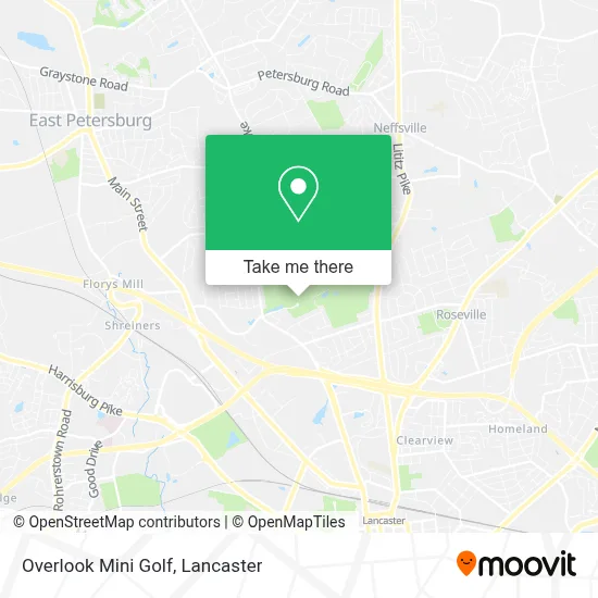 Overlook Mini Golf map