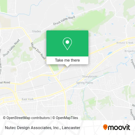 Nutec Design Associates, Inc. map