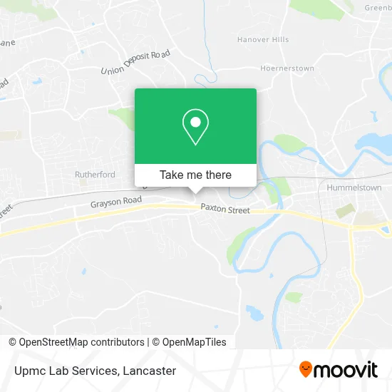 Upmc Lab Services map