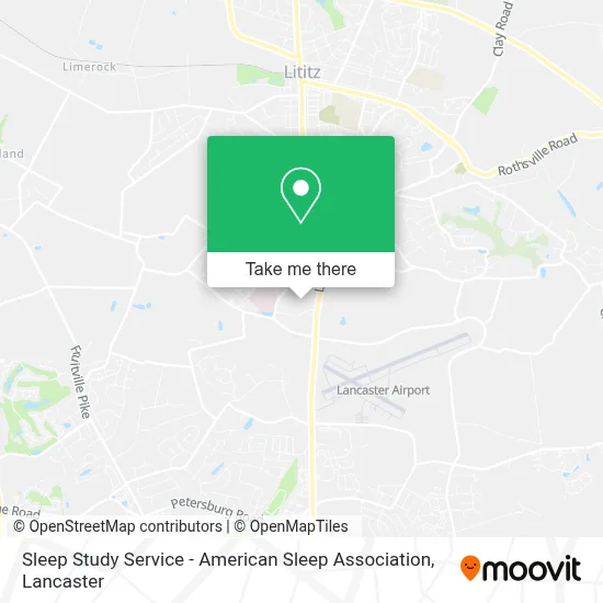 Sleep Study Service - American Sleep Association map