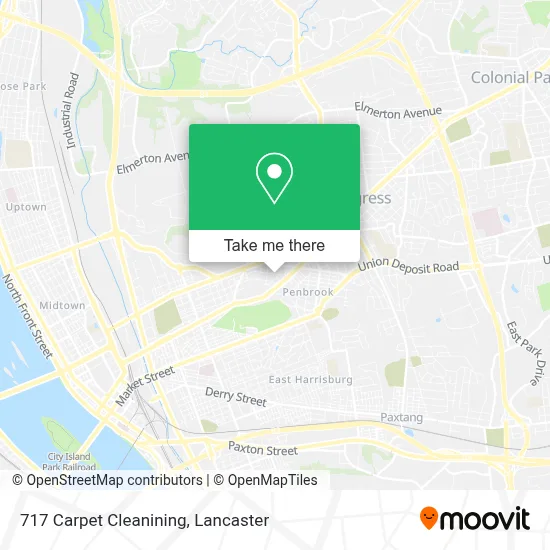 717 Carpet Cleanining map