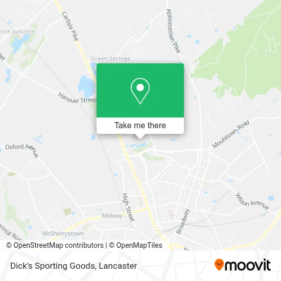 Dick's Sporting Goods map
