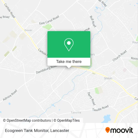 Ecogreen Tank Monitor map