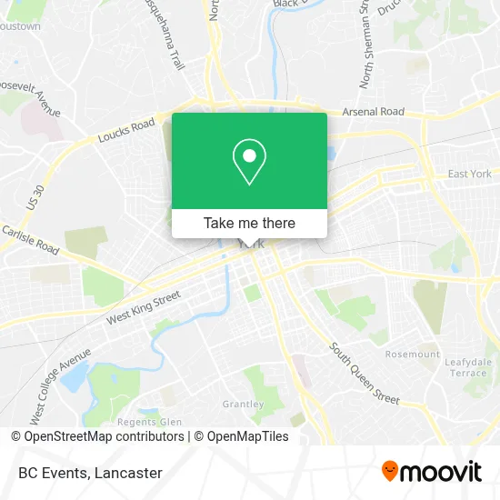Bc Events map