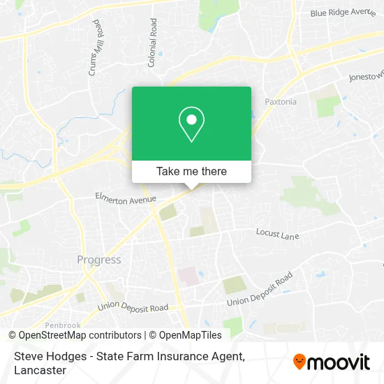 Steve Hodges - State Farm Insurance Agent map