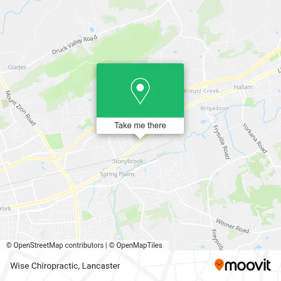 Wise Chiropractic map