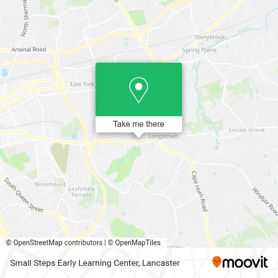 Small Steps Early Learning Center map