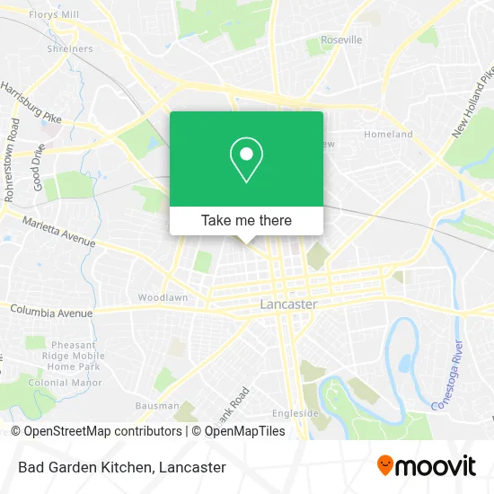 Bad Garden Kitchen map