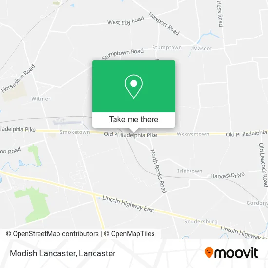 Modish Lancaster map