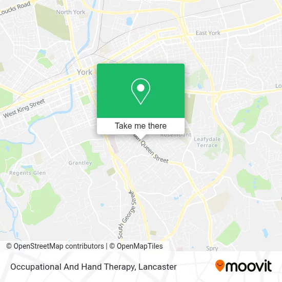 Occupational And Hand Therapy map