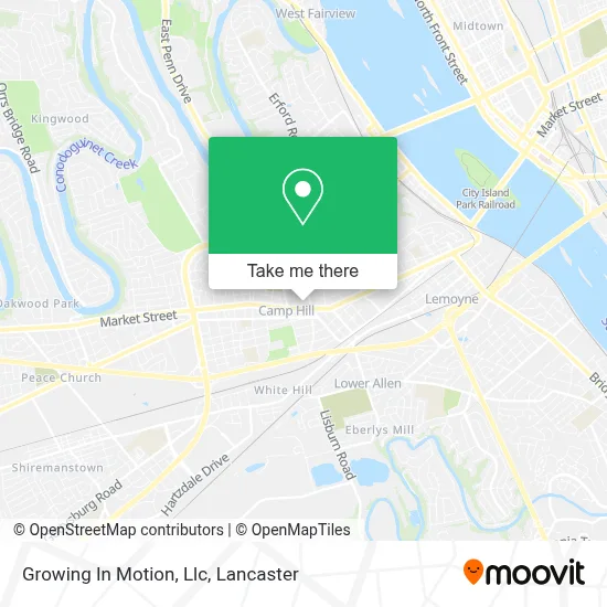 Growing In Motion, Llc map