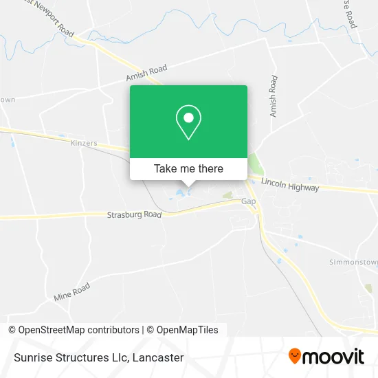 Sunrise Structures Llc map