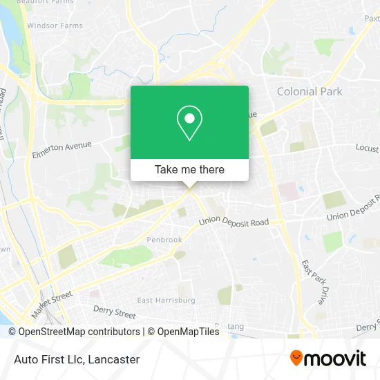 Auto First Llc map