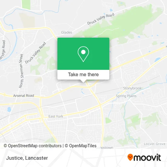 Justice map