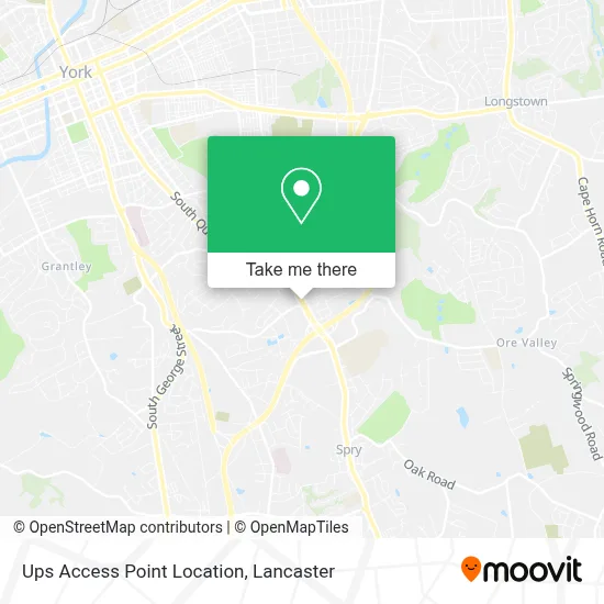 Ups Access Point Location map