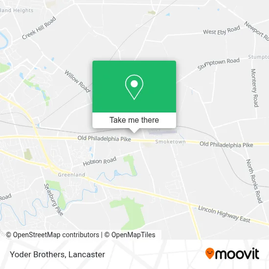 Yoder Brothers map