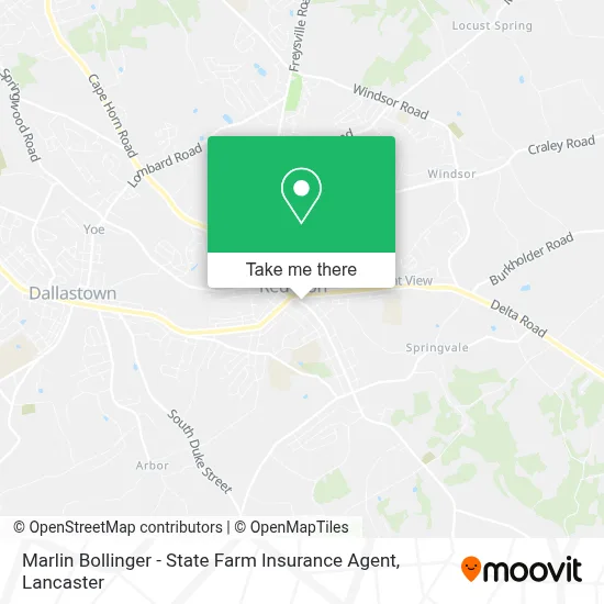 Marlin Bollinger - State Farm Insurance Agent map