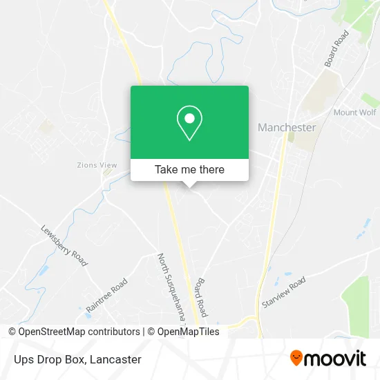 Ups Drop Box map