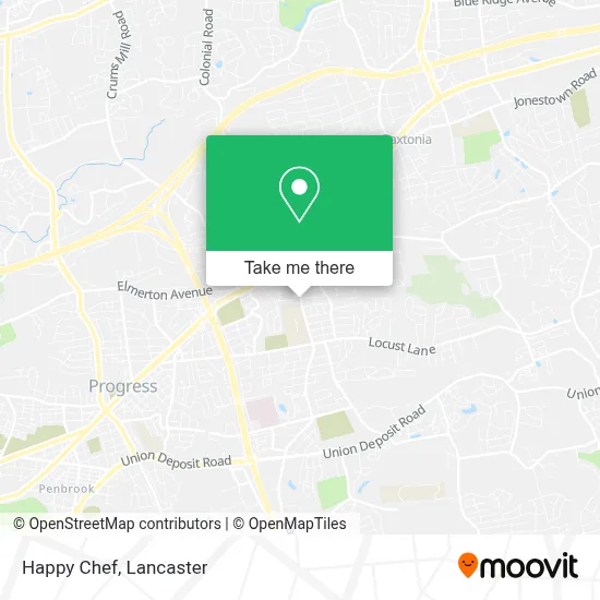 Happy Chef map