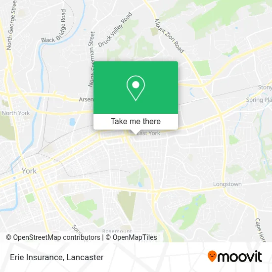 Erie Insurance map