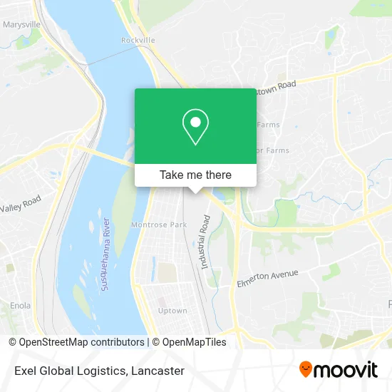 Exel Global Logistics map
