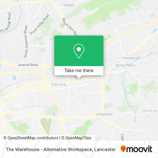 The Warehouse - Alternative Workspace map