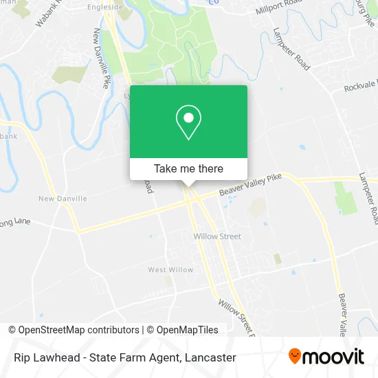 Rip Lawhead - State Farm Agent map